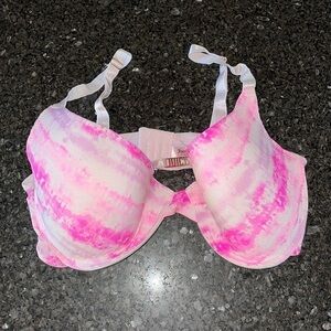 Juicy Couture Pink Tie Dye Underwire Bra